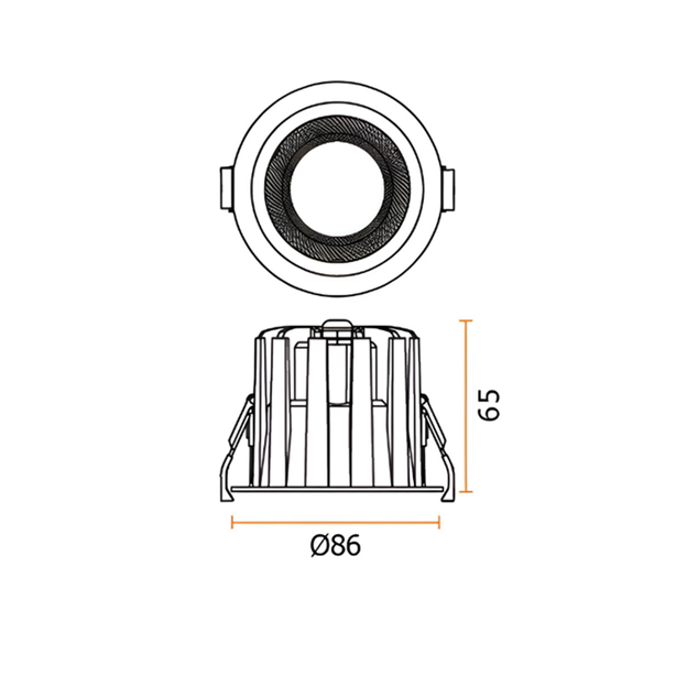RECESSED ADJUSTABLE DOWNLIGHT-7-9W - Image 3