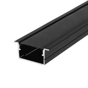 Black LED Aluminium Profile 30 × 10 mm