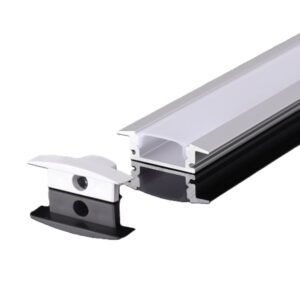 Silver LED Aluminium Profile 20 × 10 mm