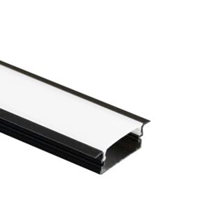 Silver LED Aluminium Profile 20 × 10 mm