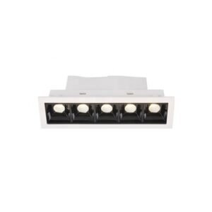 RECESSED GRILLE SPOTLIGHT 5-CELL 10W