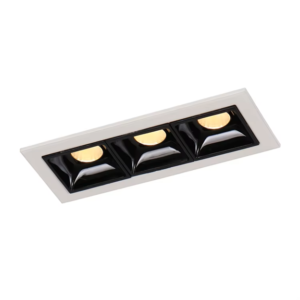 RECESSED GRILLE SPOTLIGHT 3-CELL 6W