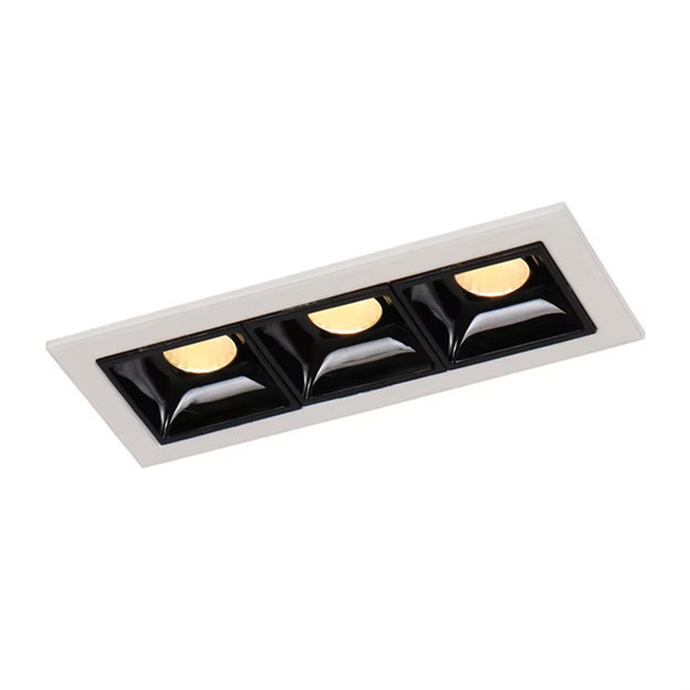 RECESSED GRILLE SPOTLIGHT 3-CELL 6W