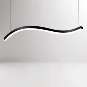 ARCHITECTURAL SUSPENDED WAVE LED LINEAR LIGHT