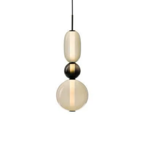 Nordic modern style colorful glass chandelier