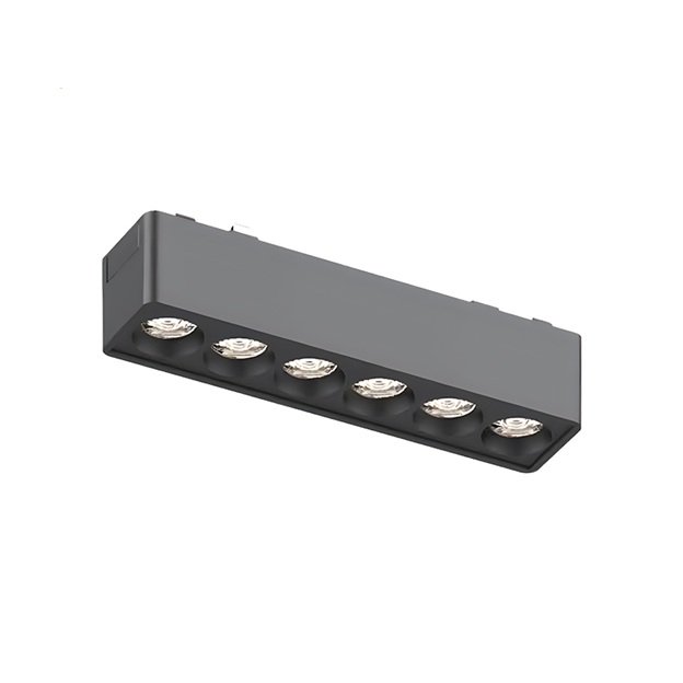 48V Fixed Grille Spot Light for Slim Magnetic Track–6W/3000K